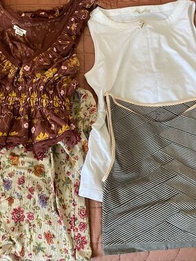 Small Summer Top Bundle, Madewell NWT, Gilded Intent NWT, Kimchi Blue, Neon Soul